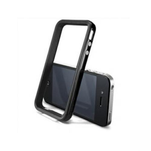 Бампер для iPhone 4 и 4S SGP Neo Hybrid 2S Pastel Series, цвет Черный