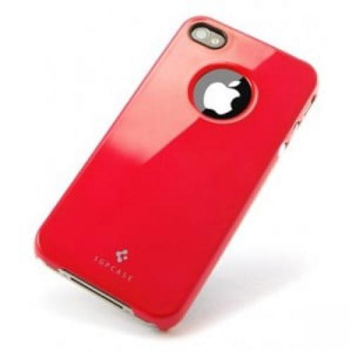Чехол SGP ultra Thin Красный Dante Red для IPhone 4-4s