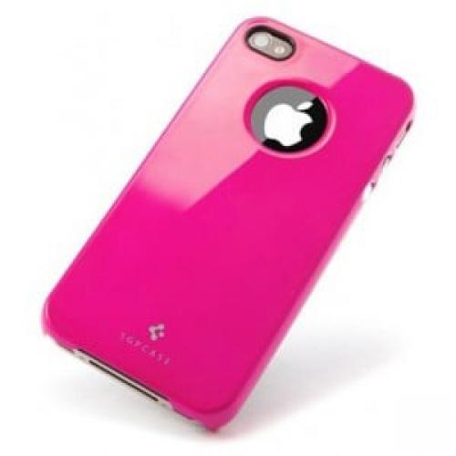 Чехол SGP ultra Thin Ярко-розовый Hot pink для IPhone 4-4s