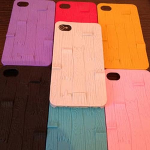 Чехол SwitchEasy Доска Серый Plank для IPhone 4-4s