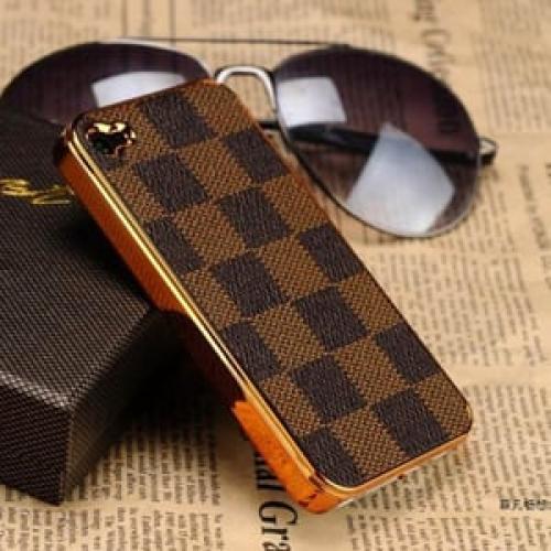Чехол Louis Vuitton с Золотой рамкой для IPhone 4-4s