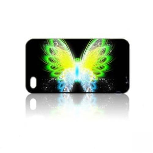 Чехол ультратонкий пластиковый эксклюзив Бабочка для IPhone 4-4s