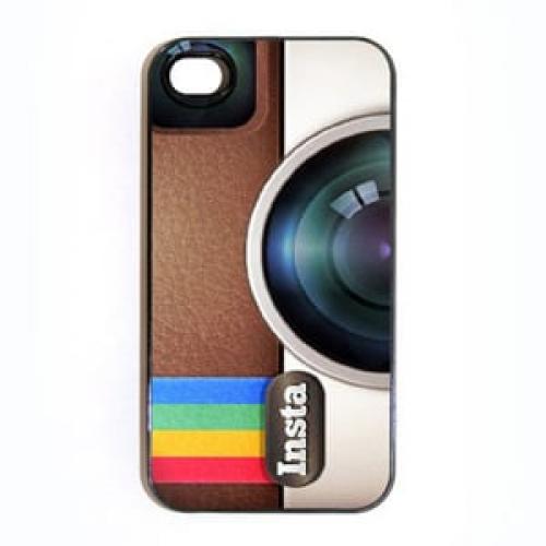 Чехол ультратонкий пластиковый эксклюзив Instagram для IPhone 4-4s