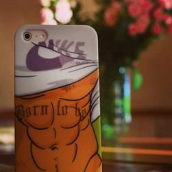 Пластиковый чехол Nike Sexy Body Boys для iPhone 4/4s