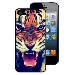 Пластиковый чехол Givenchy Tiger Тигр для IPhone 4/4s