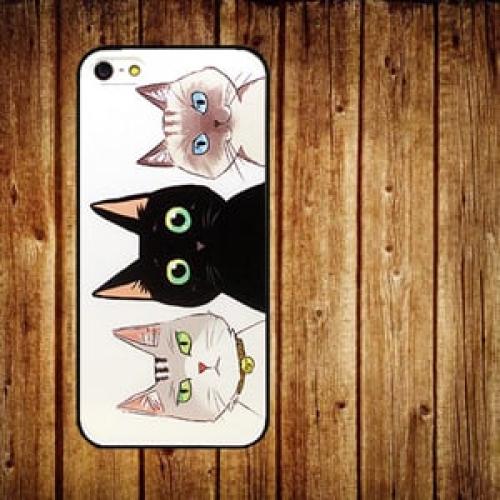 Пластиковый чехол Three Little Cat Три Котенка для IPhone 4-4s