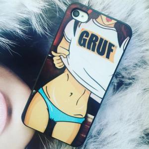 Пластиковый чехол Тихомиров Gruf Girl для IPhone 4/4s