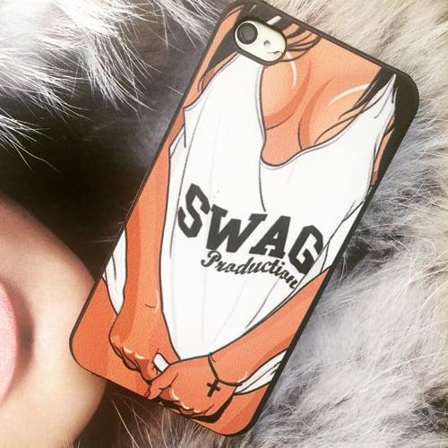 Пластиковый чехол Тихомиров Swag Praduction Girl для IPhone 4-4s