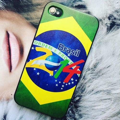 Пластиковый чехол Brasil 2014 для IPhone 4-4s