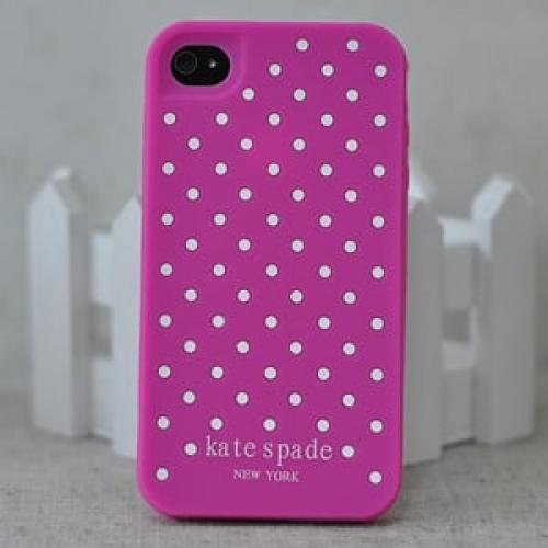 Чехол Kate Spade New York pink Розовый для IPhone 4-4s