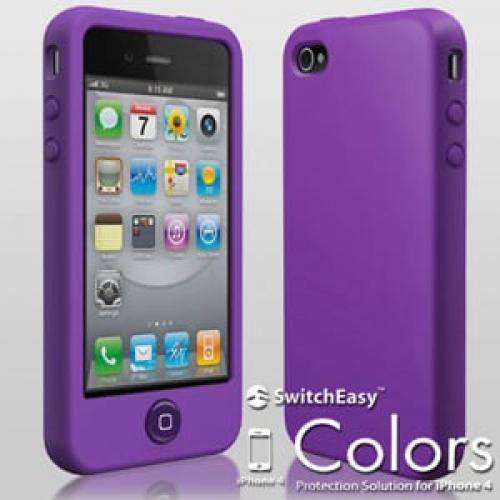 Чехол SwitchEasy Colors Viola Фиолетовый для IPhone 4-4s