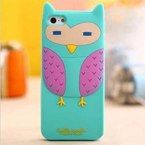 Силиконовый чехол Momo's Animals Owl Сова для IPhone 4-4s