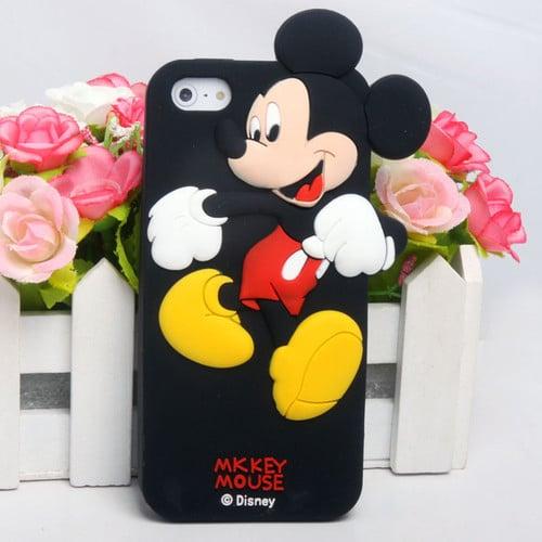 Силиконовый чехол Disney Микки Маус Mickey Mouse для iPhone 4-4s