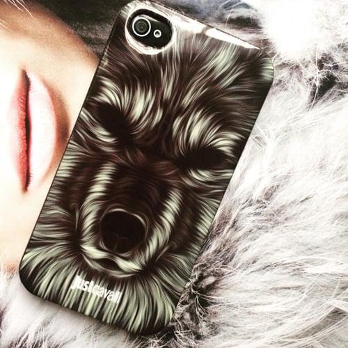 Силиконовый чехол Just Cavalli Wolf Волк для IPhone 4-4s