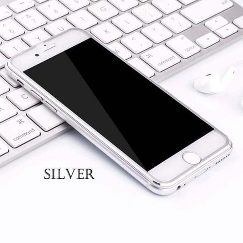 Защитное стекло с рамкой Silver для iPhone 6&6s 0.26 мм
