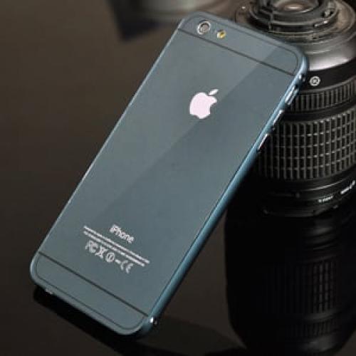 Металлический бампер 0.7мм с пластиковой крышкой Графит для IPhone 6