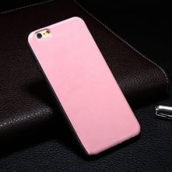 Силиконовая накладка под кожу Light Pink Св. Розовый для IPhone 6