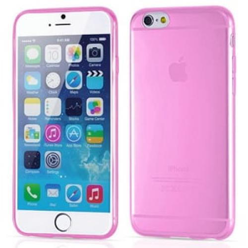 Силиконовый чехол ультратонкий 0.7мм Светло розовый для IPhone 6