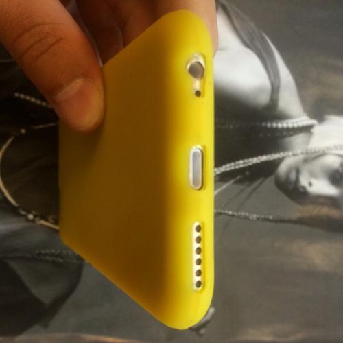Силиконовый чехол Yellow Желтый для IPhone 6