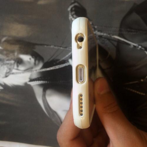 Чехол накладка lims Белый с прозрачным для IPhone 6