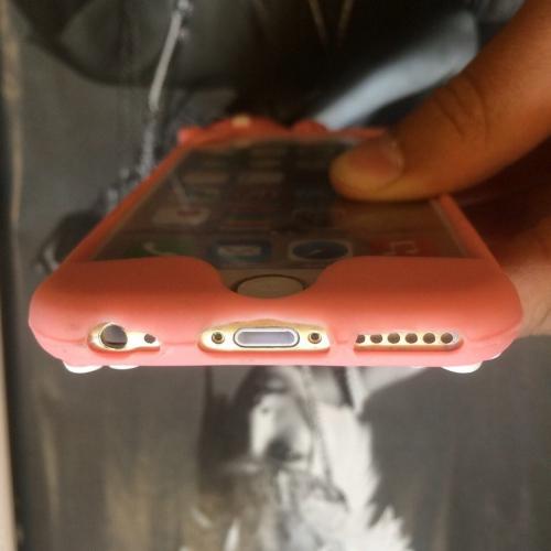 Силиконовый чехол Moschino Violetta Rabbit Светло розовый для iPhone 6