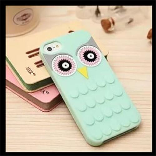 Силиконовый чехол Noctua Owl Mint Мятный для IPhone 6-6s