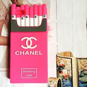 Силиконовый чехол Cigarettes Pink Розовый для IPhone 6/6s