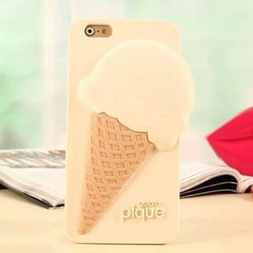 Силиконовый чехол Gelato Pique Ice Cream Бежевый для IPhone 6-6s