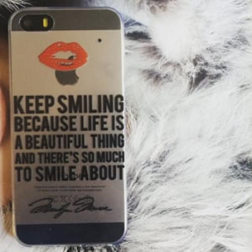 Силиконовый чехол Sweet Keep Smiling для IPhone 6-6s