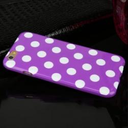 Силиконовый чехол Peas Горошек Purple Фиолетовый для IPhone 6/6s