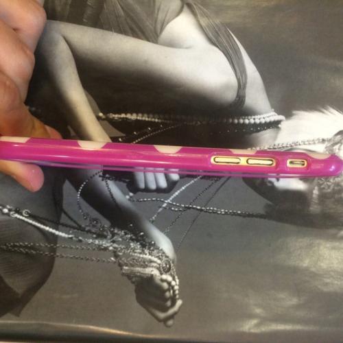 Силиконовый чехол Peas Горошек Purple Фиолетовый для IPhone 6-6s