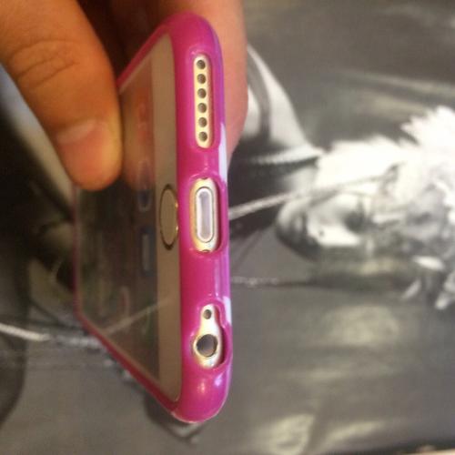 Силиконовый чехол Peas Горошек Purple Фиолетовый для IPhone 6-6s