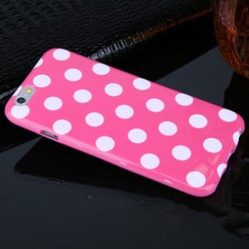 Силиконовый чехол Peas Горошек Light Pink Св. Розовый для IPhone 6-6s