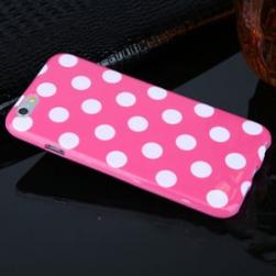 Силиконовый чехол Peas Горошек Light Pink Св. Розовый для IPhone 6/6s