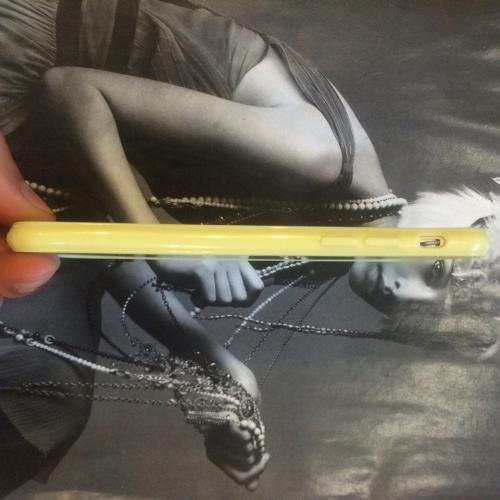 Чехол накладка Lims Dandelion Желтый с прозрачным для IPhone 6-6s