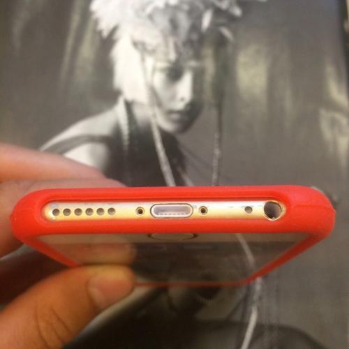 Силиконовый чехол M&M’s (эм-энд-эмс) Красный для IPhone 6-6s
