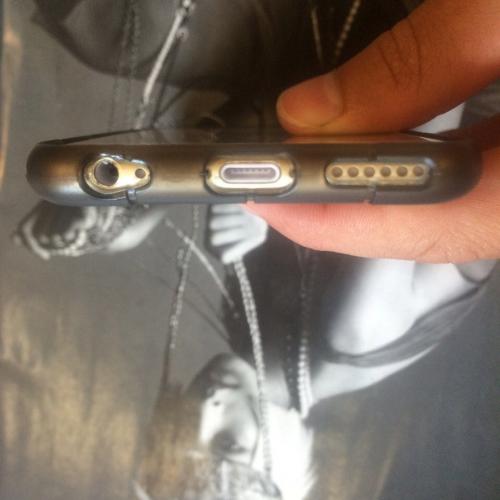 Силиконовый чехол Yihailu квадратики ударостойкий Черный для iPhone 6-6s