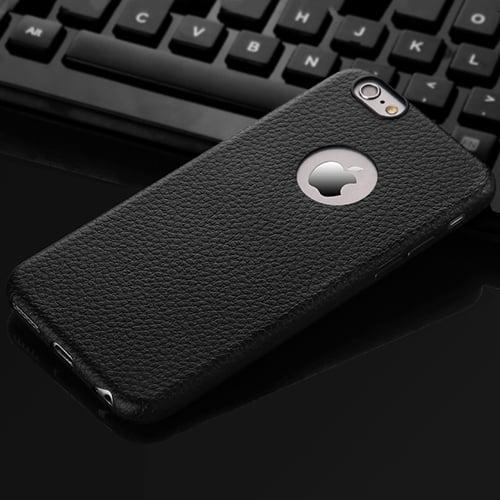 Силиконовый чехол Hundo Черный под кожу для IPhone 6&6s