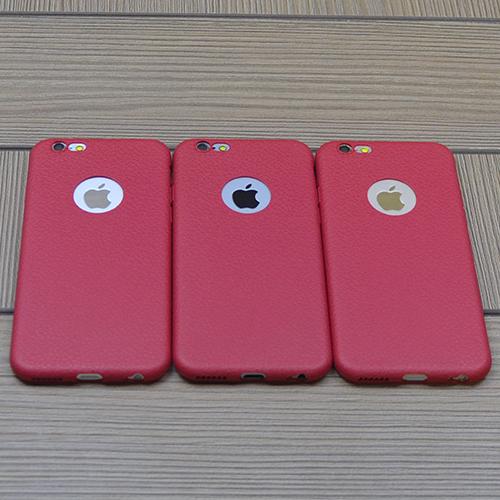 Силиконовый чехол Hundo Красный под кожу для IPhone 6&6s