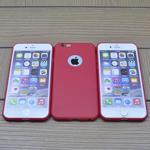 Силиконовый чехол Hundo Красный под кожу для IPhone 6&6s