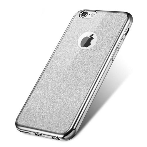 Силиконовый чехол Crystal Glitter Серебро для iPhone 6&6s