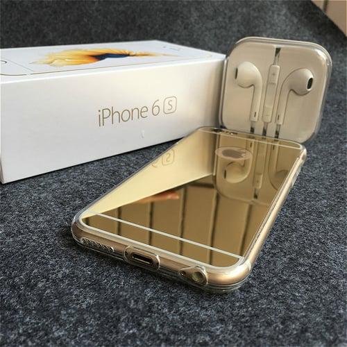Силиконовый чехол Зеркальный Золото для iPhone 6&6s