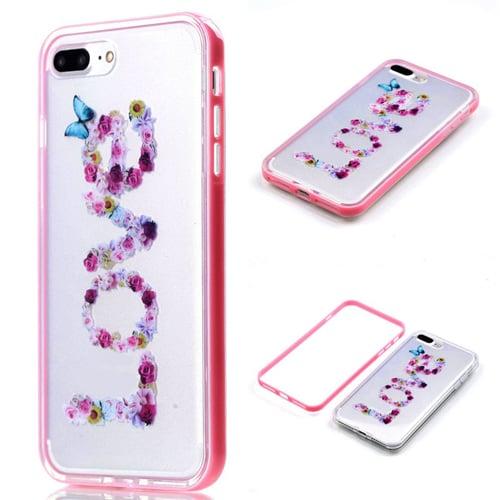 Силиконовый чехол Soznoc Love Pink для iPhone 6&6s