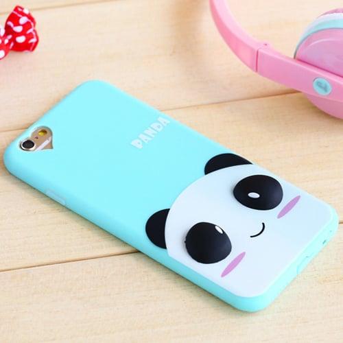 Силиконовый чехол Cute Panda для iPhone 6&6s