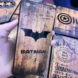 Силиконовая накладка под дерево Batman для iPhone 6&6s