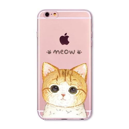 Силиконовый чехол Meow Kitten для iPhone 6&6s