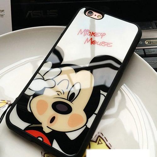 Силиконовый чехол Pressed Mickey Mouse для iPhone 6-6s