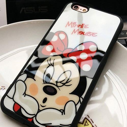 Силиконовый чехол Winking Minnie Mouse для iPhone 6-6s