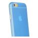 Чехол ультратонкий мягкий пластик 0.3мм Синий для IPhone 6