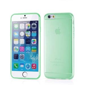 Чехол ультратонкий мягкий пластик 0.3мм Зеленый для IPhone 6